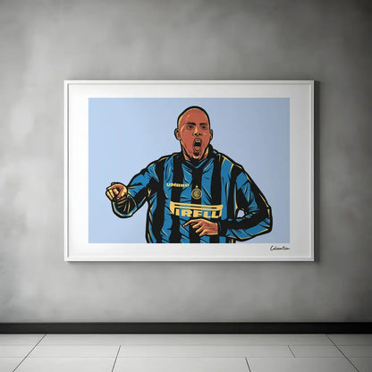 Poster Ronaldo — stampa CalcioArt in ambiente (4)