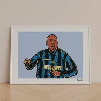 Poster Ronaldo — stampa CalcioArt in ambiente (6)