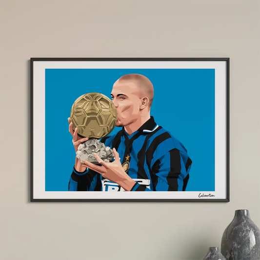 RONALDO - PALLONE D'ORO ILLUSTRAZIONE
