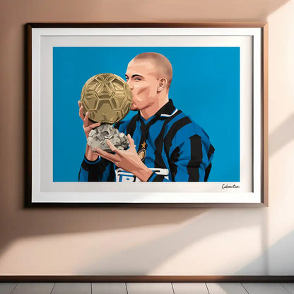 RONALDO - PALLONE D'ORO ILLUSTRAZIONE