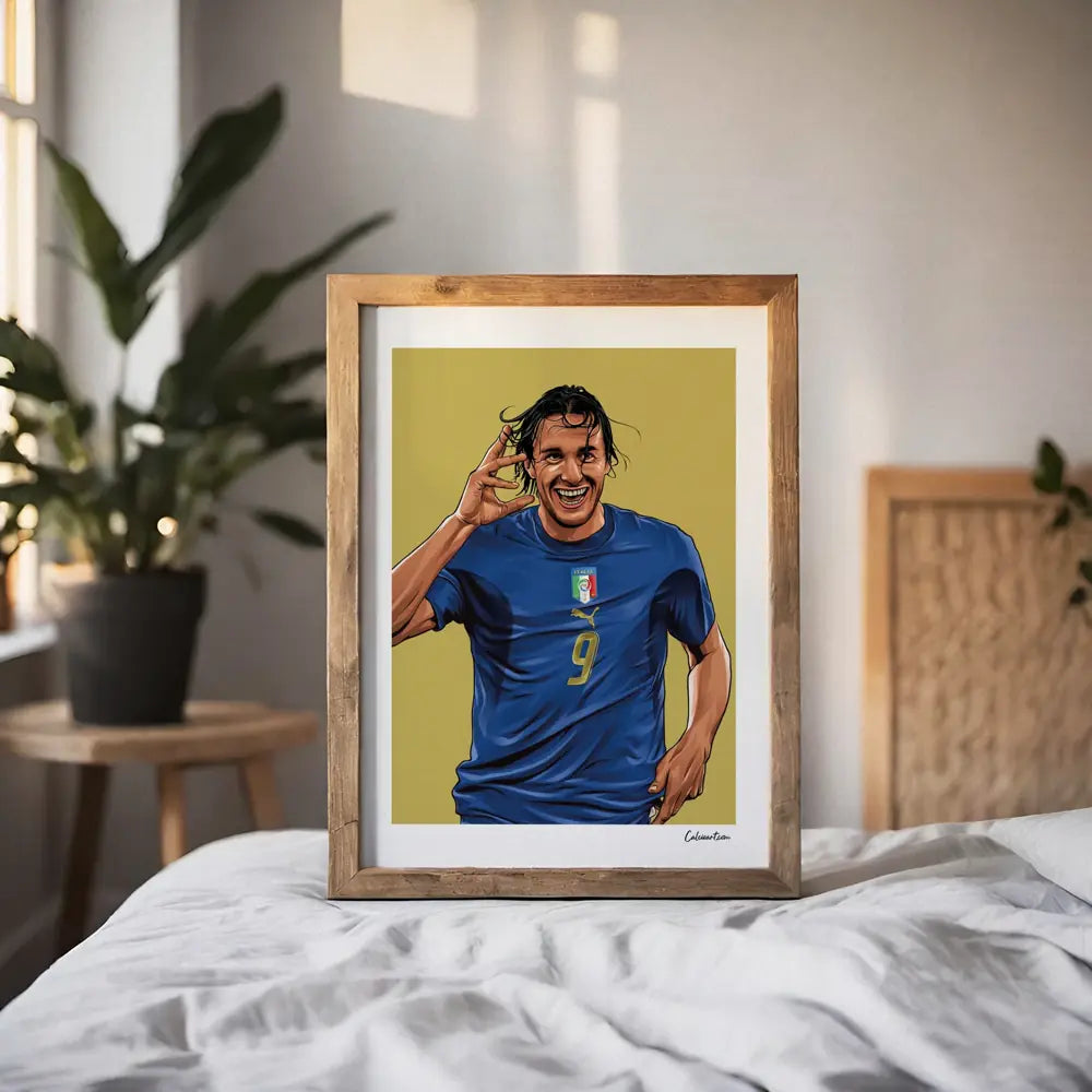 Poster Toni - Esultanza — stampa CalcioArt in ambiente (2)