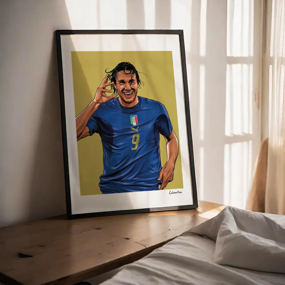 Poster Toni - Esultanza — stampa CalcioArt in ambiente (3)