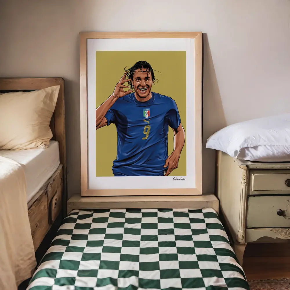 Poster Toni - Esultanza — stampa CalcioArt in ambiente (5)