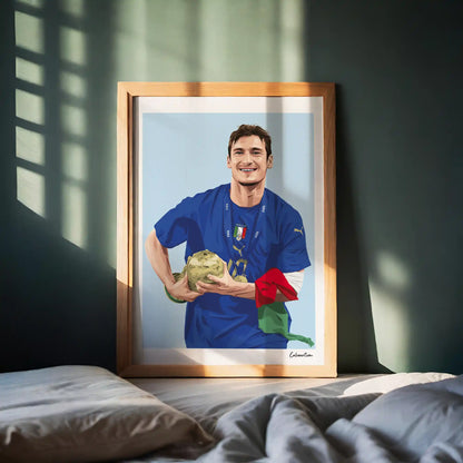 TOTTI - GERMANIA 2006 - CAMPIONE DEL MONDO · poster in cornice, ambientazione 2