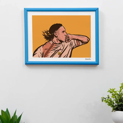 Poster Totti - Esultanza — stampa CalcioArt in ambiente (4)