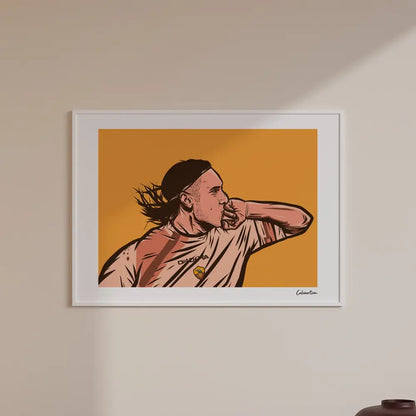 Poster Totti - Esultanza — stampa CalcioArt in ambiente (6)