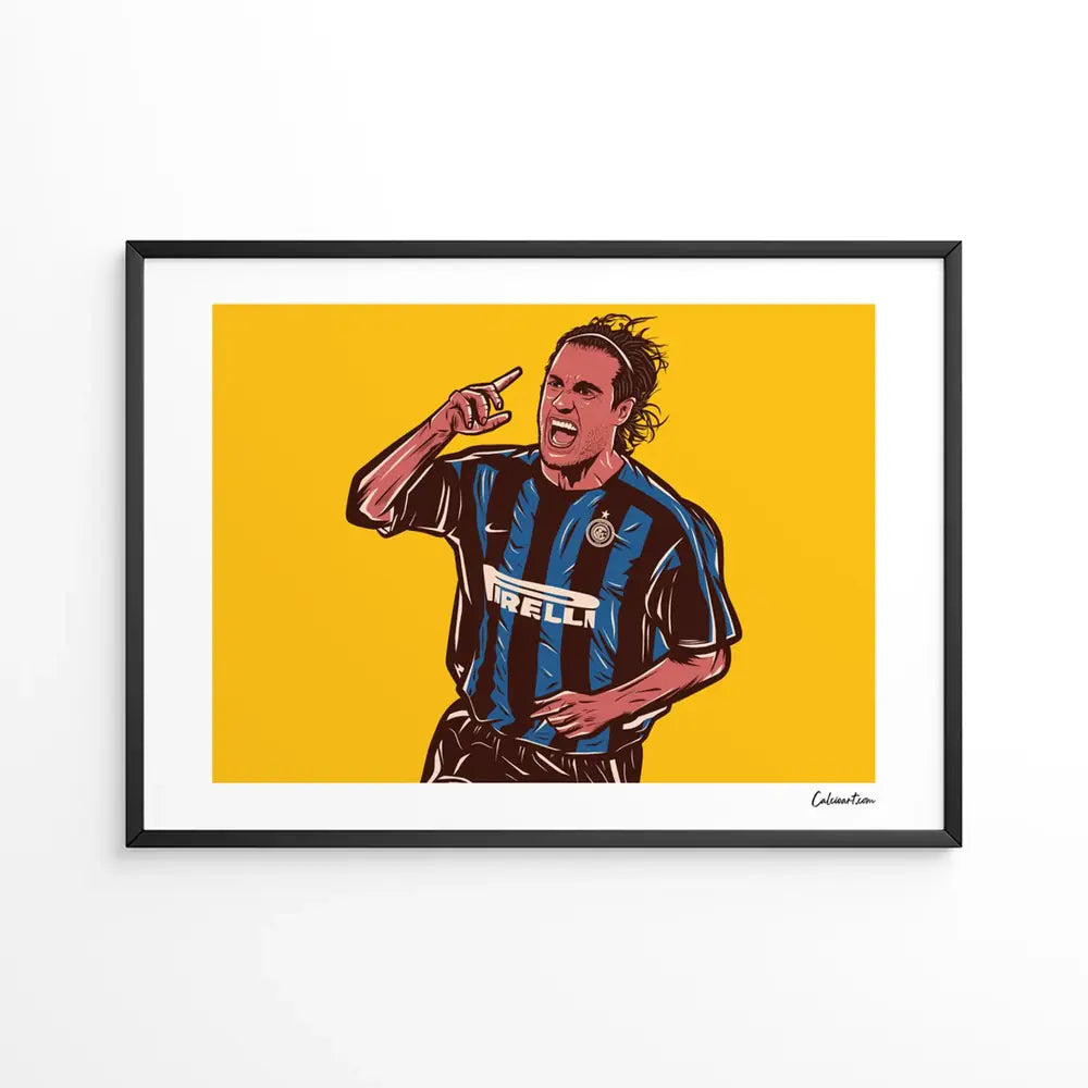 Poster Vieri — stampa CalcioArt in ambiente (1)