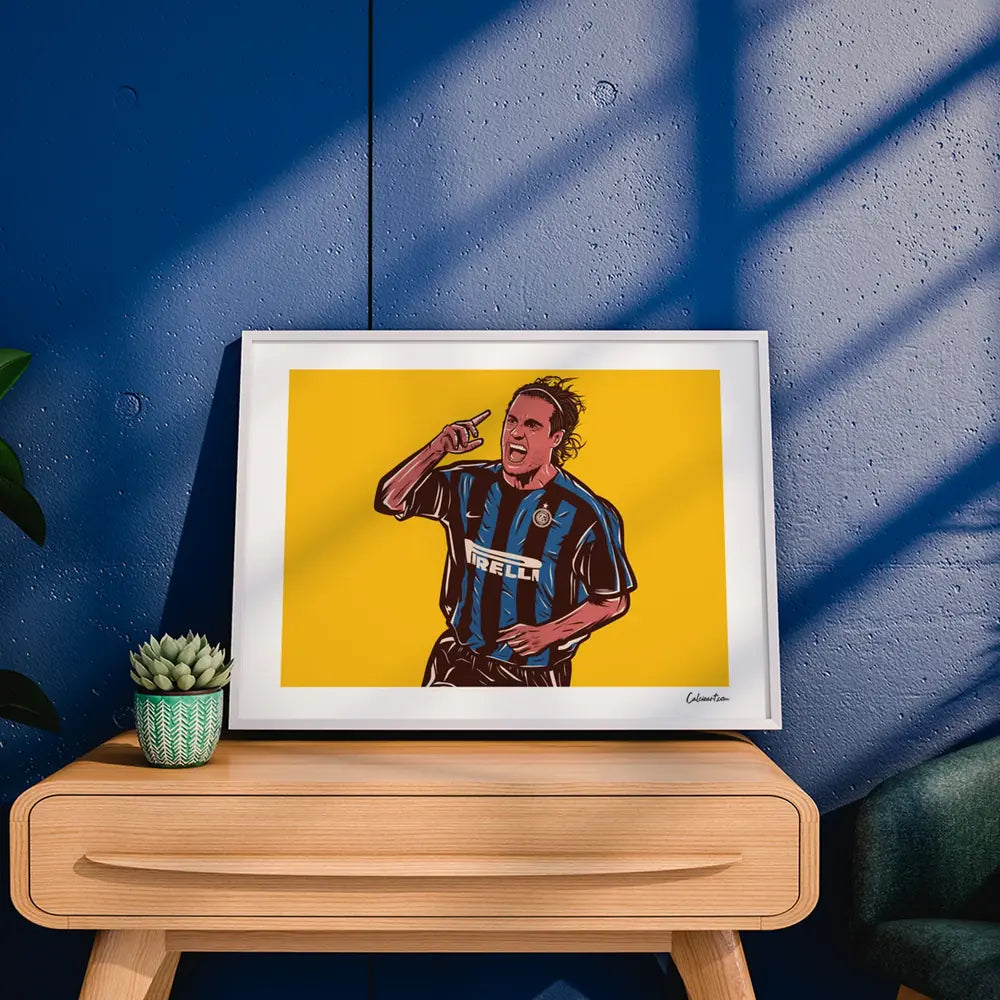 Poster Vieri — stampa CalcioArt in ambiente (3)
