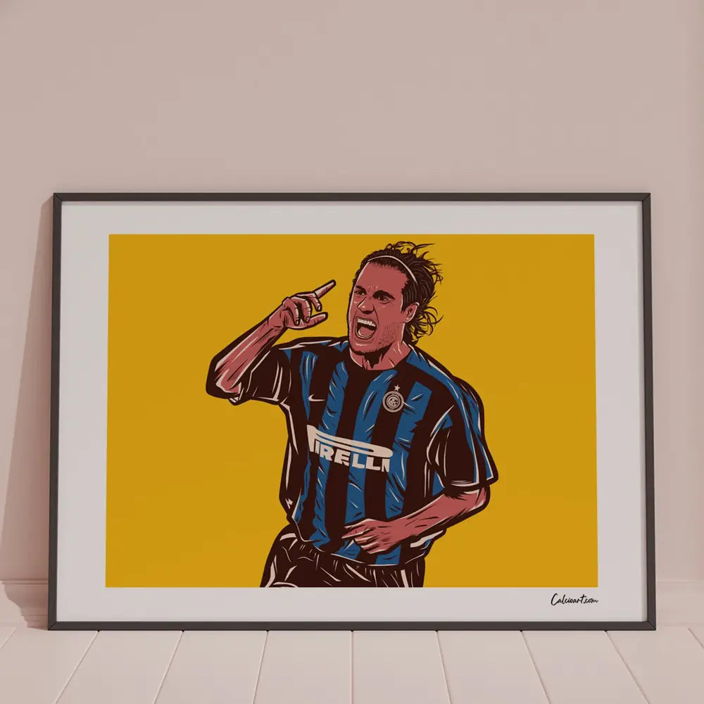 Poster Vieri — stampa CalcioArt in ambiente (5)