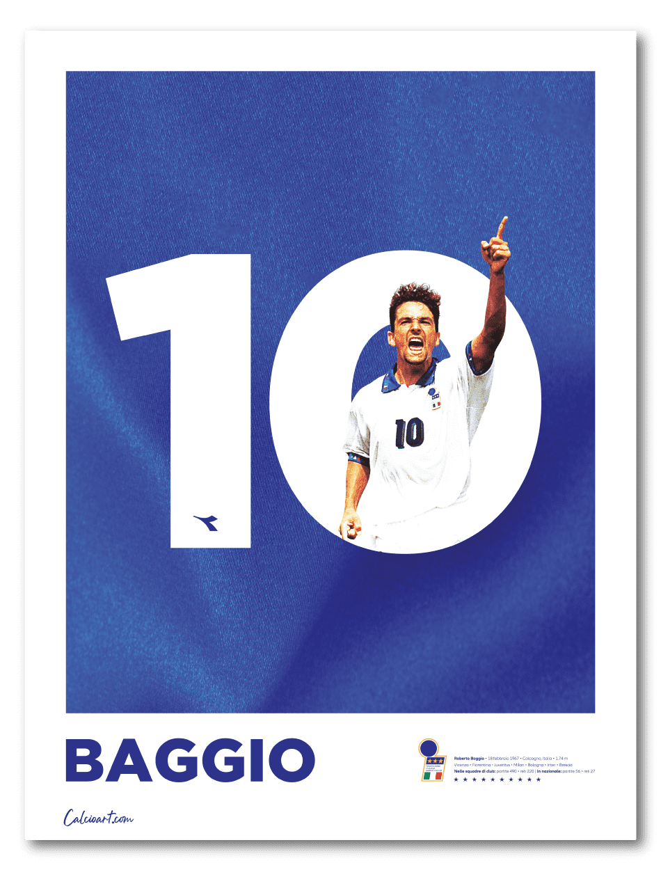 MAGLIA ITALIA - BAGGIO - USA 94