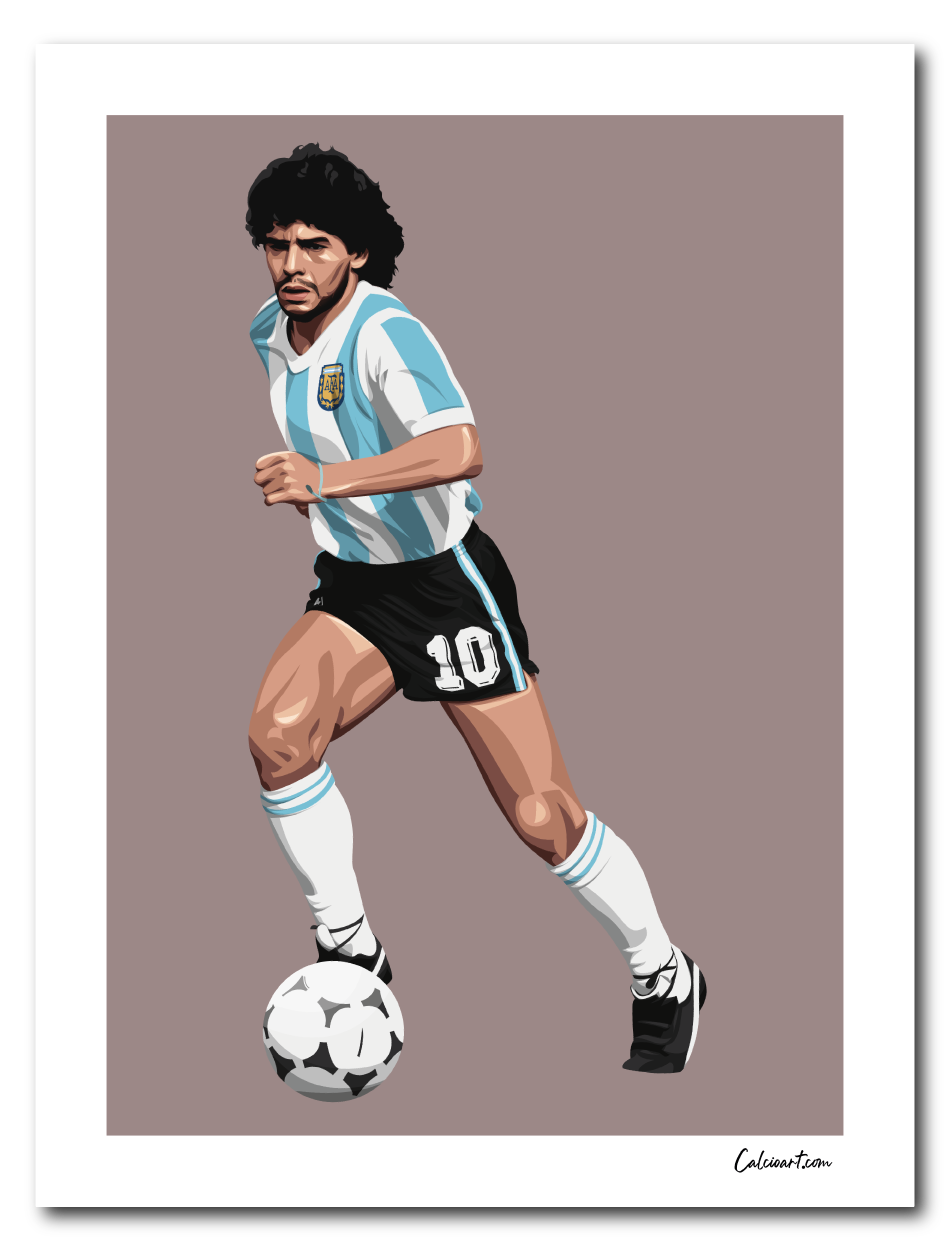 MARADONA - ARGENTINA - AZIONE