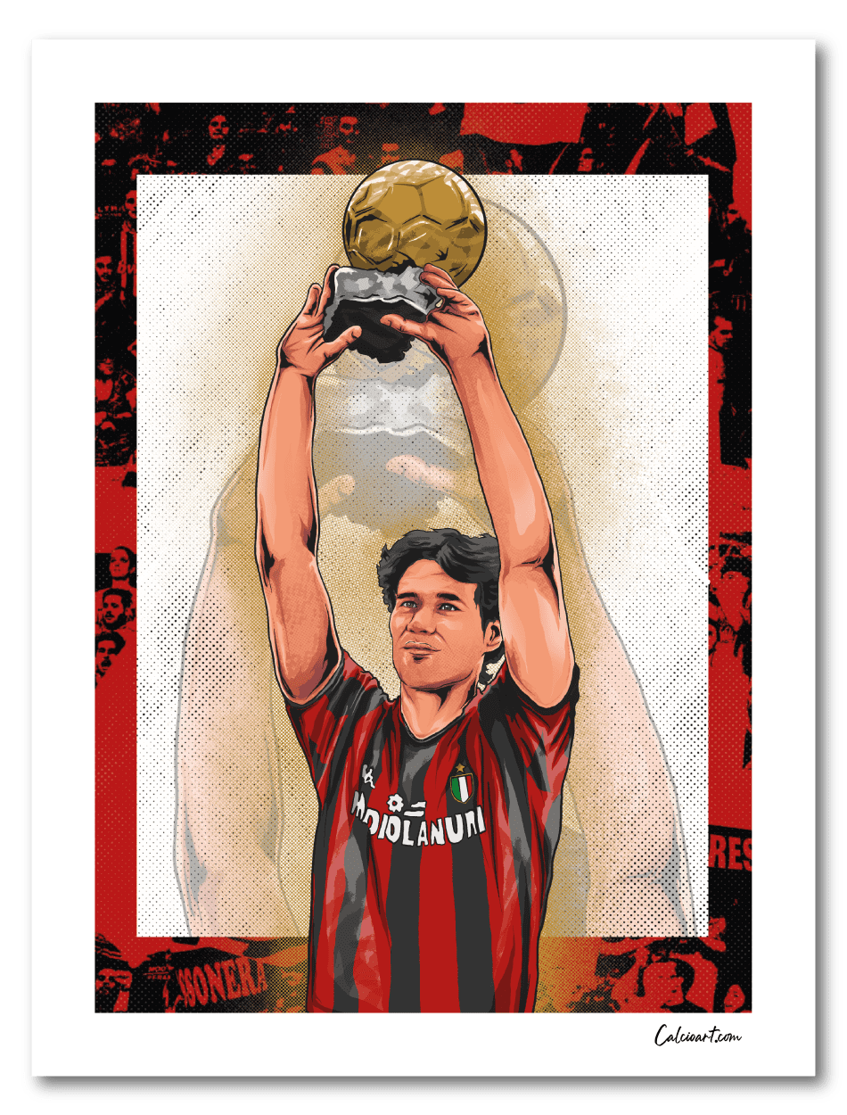 VAN BASTEN - PALLONE D'ORO SFONDO SPECIALE