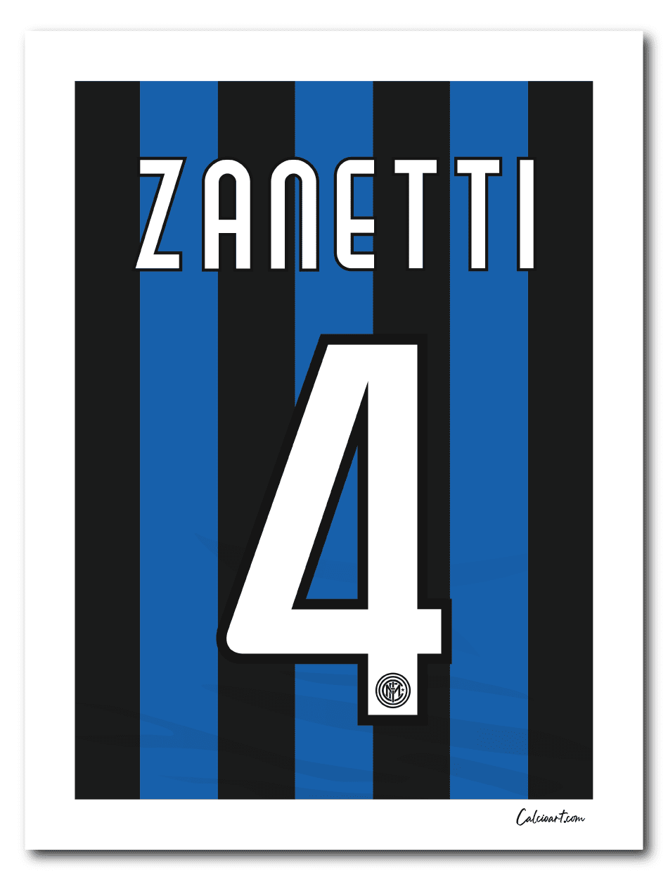 MAGLIA INTER - 2009/2010 - ZANETTI il capitano!